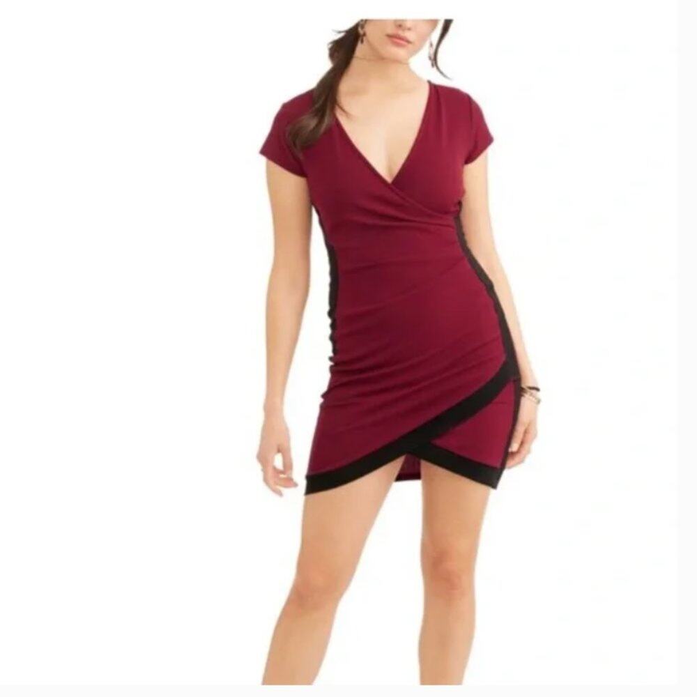 Almost Famous V-neck Wrap Dress